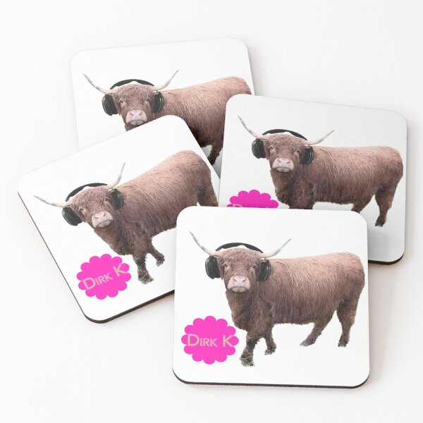 Item preview, Dirk K - Cow with Headphones -  designed and sold by DirkKmerch.