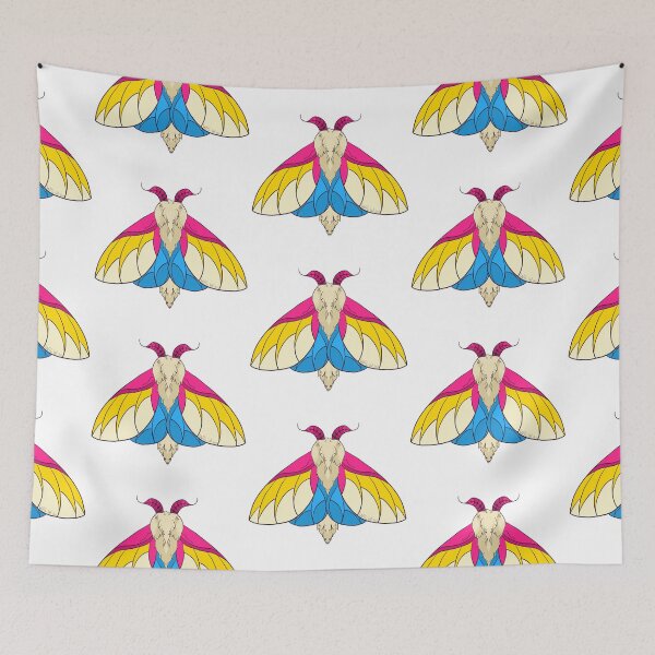 Item preview, Pansexual Rosy Maple Moth designed and sold by Sea Sa1t.
