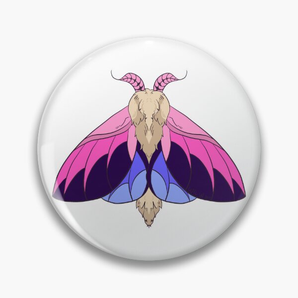 Item preview, Omnisexual Rosy Maple Moth designed and sold by Sea Sa1t.