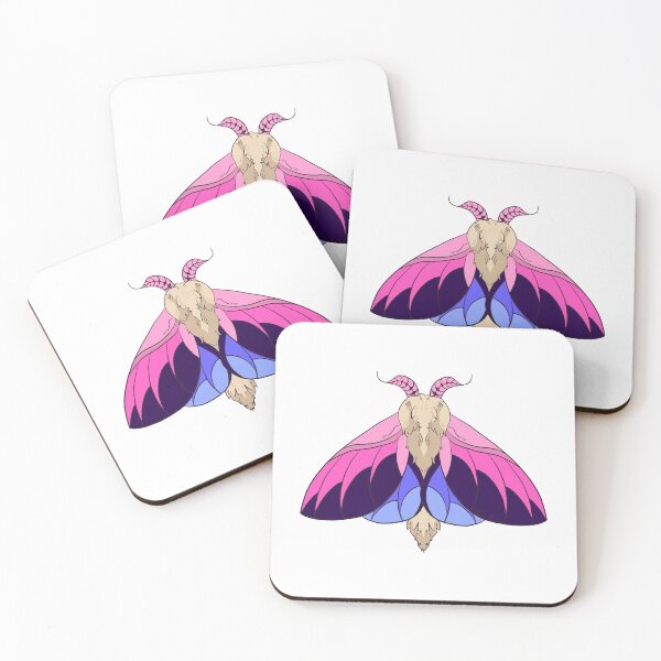 Item preview, Omnisexual Rosy Maple Moth designed and sold by Sea Sa1t.
