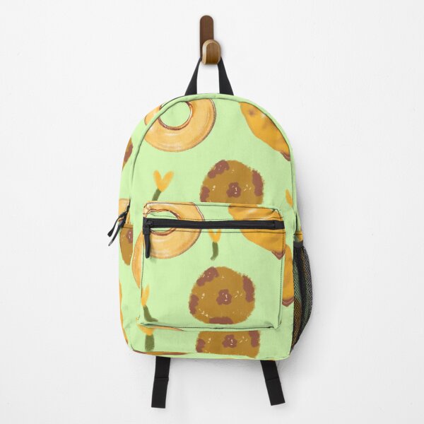 Item preview, Patterned donuts, croissants and cookies on a bright light green background. designed and sold by miwlalita.