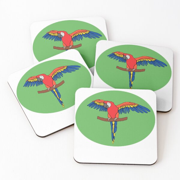 Item preview,  Abstract Scarlet Macaw Parrot Design designed and sold by Abstractdiva.