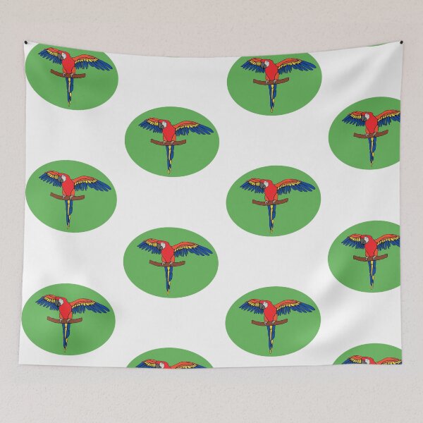 Item preview,  Abstract Scarlet Macaw Parrot Design designed and sold by Abstractdiva.