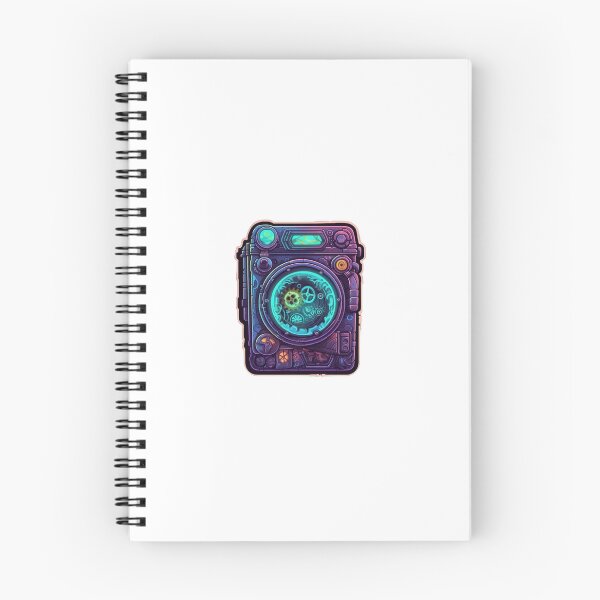 Item preview, Futuristic cyberpunk backlit washing machine designed and sold by dirminxiia.