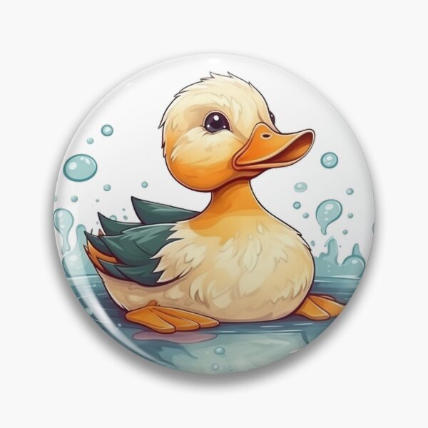 Item preview, Quack and Splash: A Cartoon Duck's Water Adventure designed and sold by Designs-By-Geli.