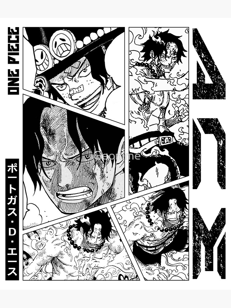 Portgas D. Ace  One piece manga, One piece ace, One piece