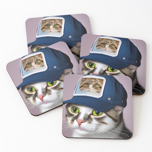 Item preview, Cool Cat in a Cap designed and sold by artmangos.