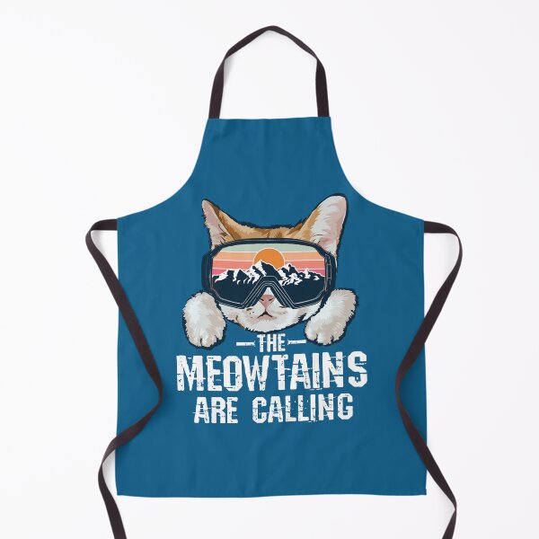 Item preview, The meowtains are calling for a Cat Lover Snowborder Skier designed and sold by maxDGTLshop.