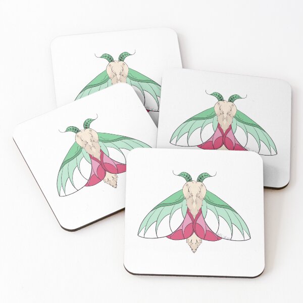 Item preview, Abrosexual Rosy Maple Moth designed and sold by Sea Sa1t.
