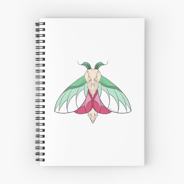 Item preview, Abrosexual Rosy Maple Moth designed and sold by Sea Sa1t.