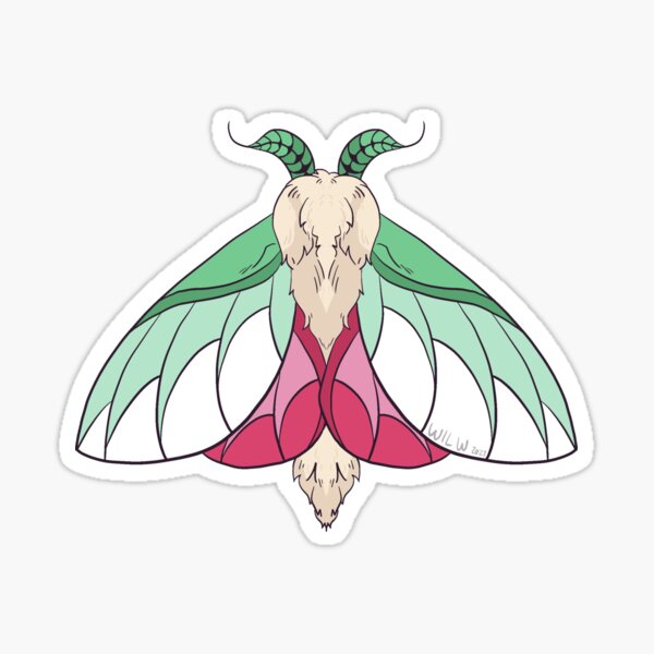 Rosy Maple Moth Waterproof Vinyl Sticker – Botanical Bright - Add a Little  Beauty to Your Everyday