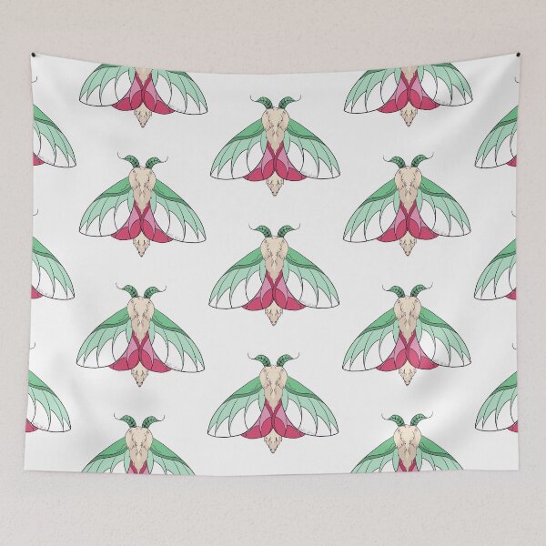 Item preview, Abrosexual Rosy Maple Moth designed and sold by Sea Sa1t.