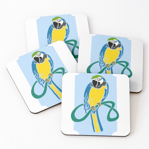 Item preview, Abstract Blue and Yellow Macaw Parrot Design designed and sold by Abstractdiva.