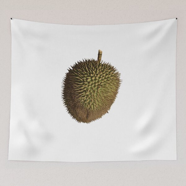 Item preview, a vintage botanical durian fruit cutout designed and sold by EmeraldeaArt.