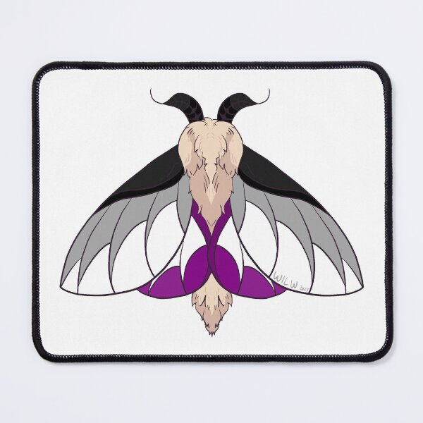 Item preview, Asexual Rosy Maple Moth designed and sold by Sea Sa1t.