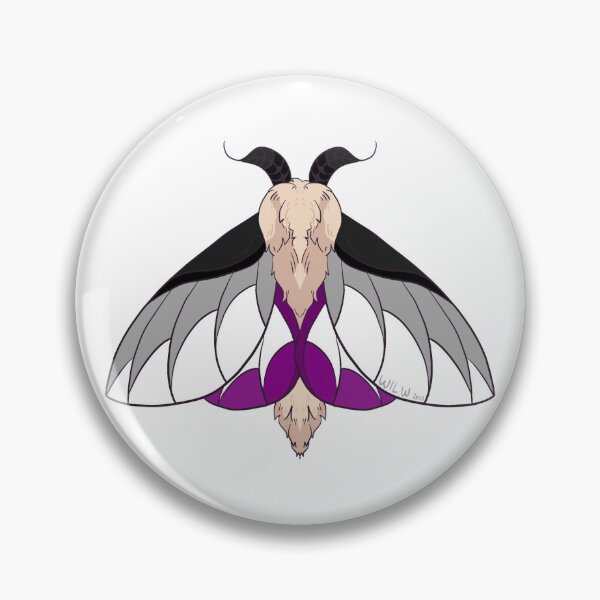Item preview, Asexual Rosy Maple Moth designed and sold by Sea Sa1t.