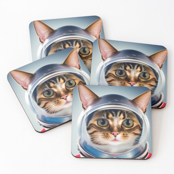 Item preview, Feline Astronaut: Cute Cat Ready for Space Adventure designed and sold by artmangos.