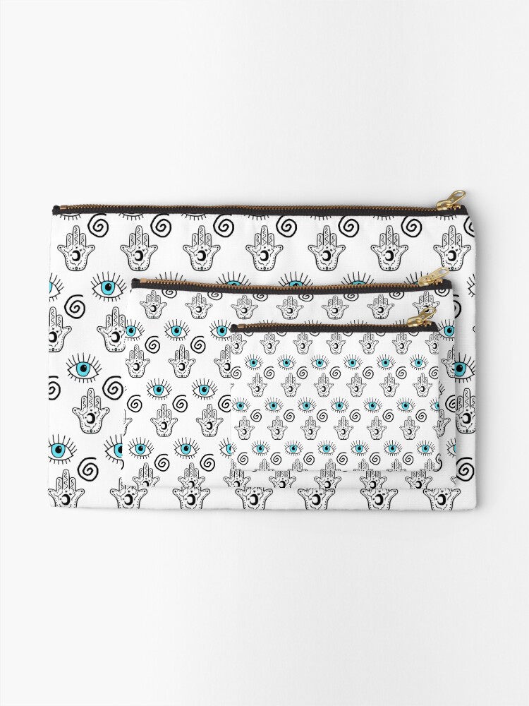 Pochette Mauvais Oeil Hamsa Imprimer Symboles De Protection Par Ckastellanos Redbubble