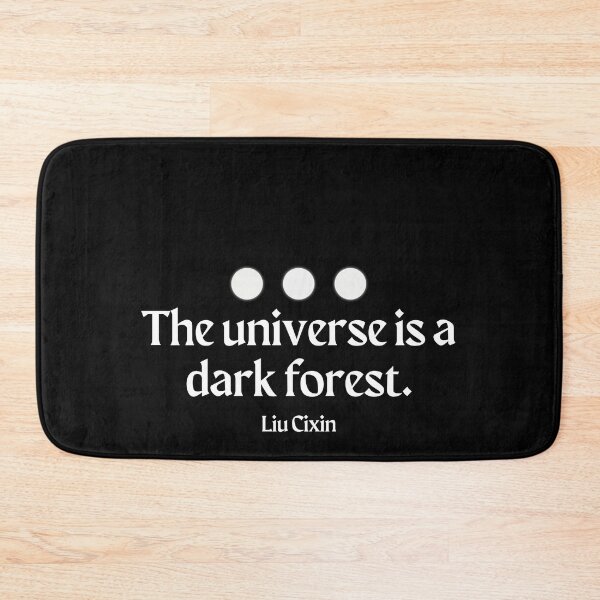 Item preview, Dark forest quote designed and sold by dragonlisperer.