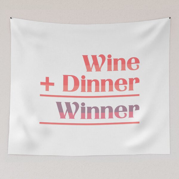 Item preview, Wine + Dinner = Winner designed and sold by Hit-Fun.