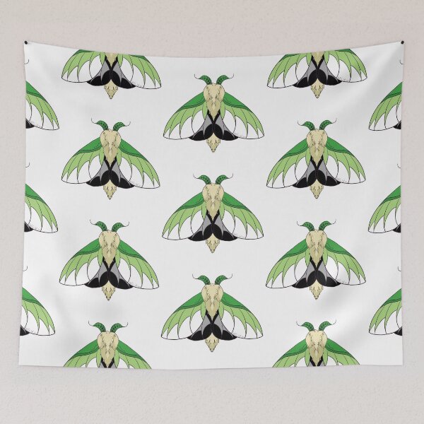 Item preview, Aromantic Rosy Maple Moth designed and sold by Sea Sa1t.