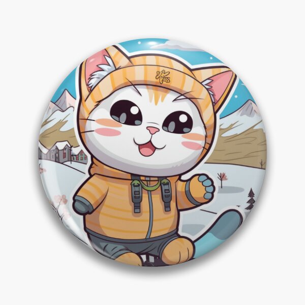 Item preview, Cute Cat Snowboarding designed and sold by dooodleboi.