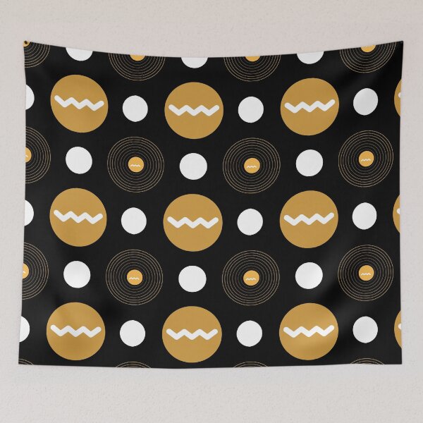 Item preview, Circle design pattern- black background  designed and sold by darshants.