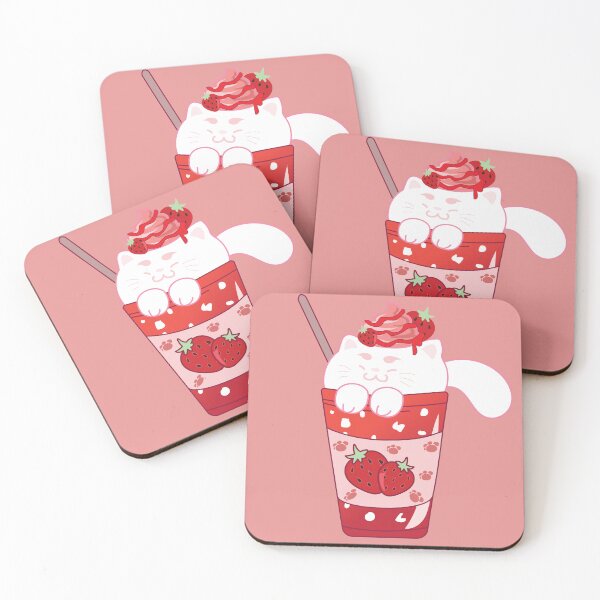 Item preview, Kitty Strawberry Shake designed and sold by seekrame.