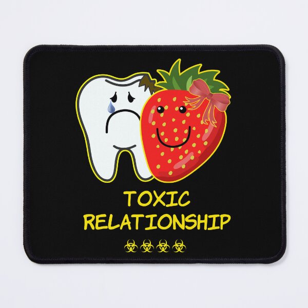 Item preview, 'Toxic Relationship' Couple Goals - Sarcasm Lovers Collection Strawberry designed and sold by Ridiculam Toga.