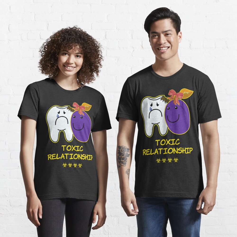 Discover 'Toxic Relationship' Couple Goals - Sarcasm Lovers Collection Plum | Essential T-Shirt 