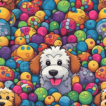 Artwork thumbnail, Spring Goldendoodle by CreateTime