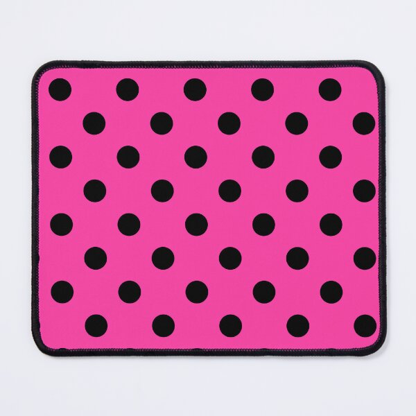 Item preview, Black Polka Dots On Neon Pink designed and sold by POLKAIWERX.
