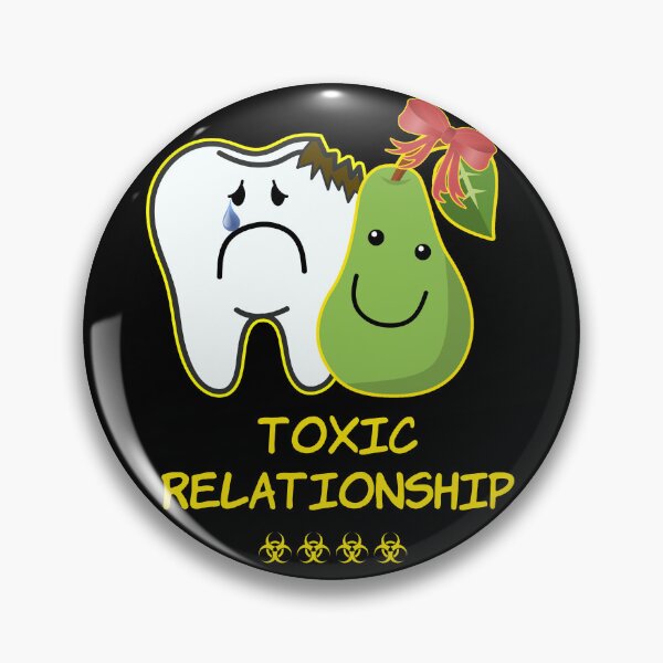 Item preview, 'Toxic Relationship' Couple Goals - Sarcasm Lovers Collection Pear designed and sold by Ridiculam Toga.