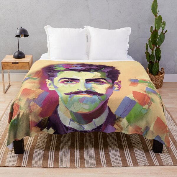 Item preview, colorido retrato del escritor Marcel Proust designed and sold by Mauswohn.