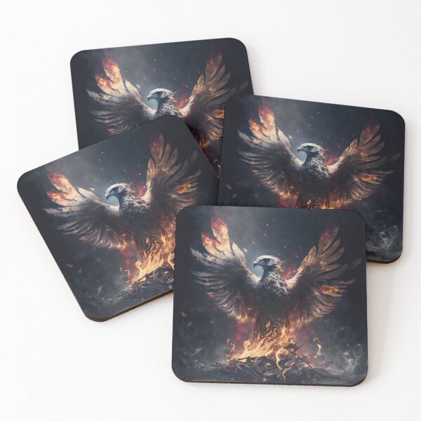 Item preview, Phoenix Rising From The Ashes - Phoenix Bird designed and sold by letsgetinspired.