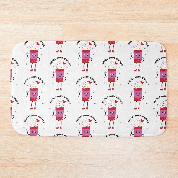 Item preview, Retro happy Coffee Cup with whip mascot - Bright designed and sold by Spitfire July Doodles.