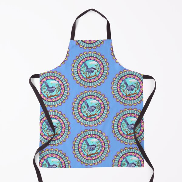 Item preview, Blue Fairy Wren Mandala designed and sold by Soozie Wray.