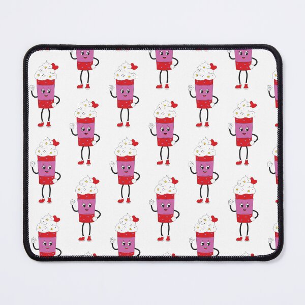 Item preview, Retro happy Coffee Cup with whip mascot - Bright designed and sold by Spitfire July Doodles.