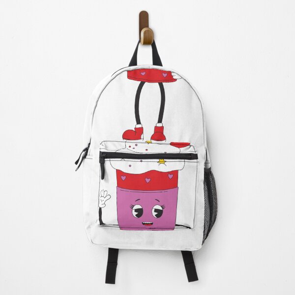 Item preview, Retro happy Coffee Cup with whip mascot - Bright designed and sold by Spitfire July Doodles.