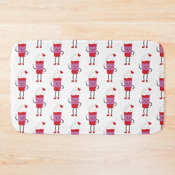 Item preview, Retro happy Coffee Cup with whip mascot - Bright designed and sold by Spitfire July Doodles.