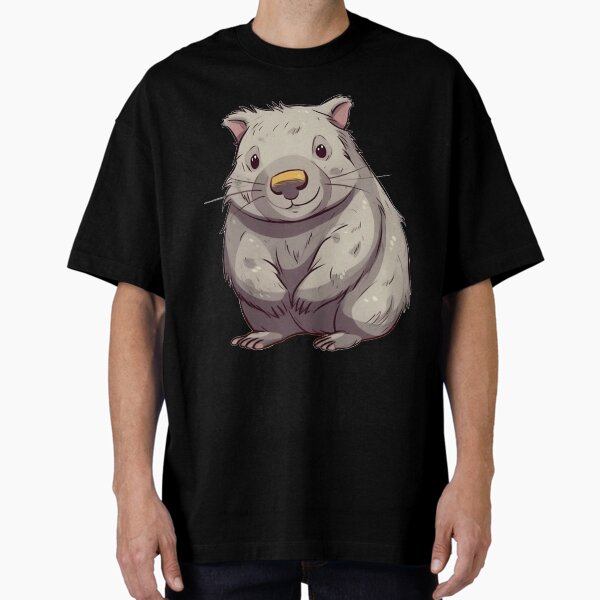 Artikel-Vorschau von Wunderlicher Wombat: Eine verspielte Zeichentrickfigur, designt und verkauft von Designs-By-Geli.