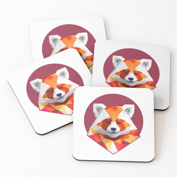 Item preview, Cute Polygonal Red Panda designed and sold by PVSKI.