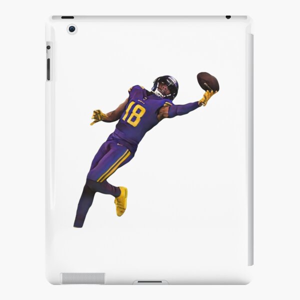 Justin Jefferson Vikings WR Watercolors Jigsaw Puzzle