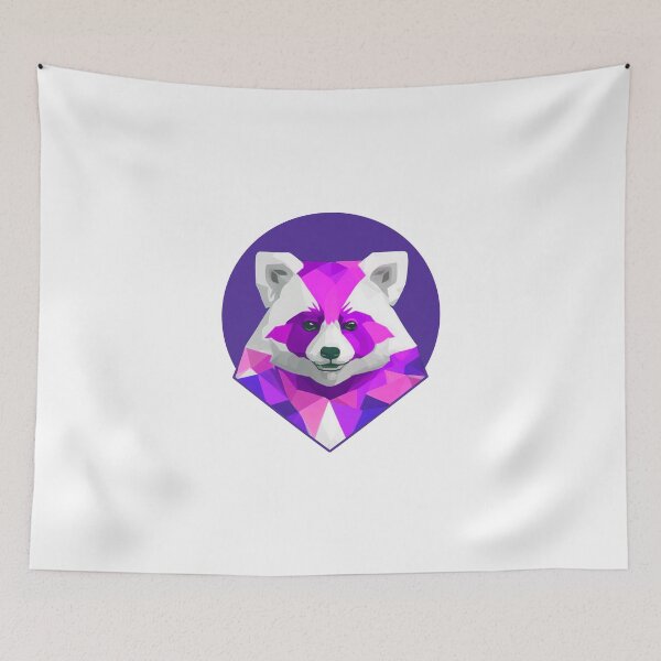 Item preview, Cute Polygonal Red Panda designed and sold by PVSKI.