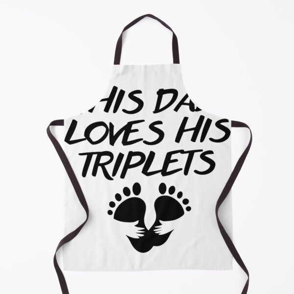 Item preview, this dad loves his triplets designed and sold by lukakucelsie.