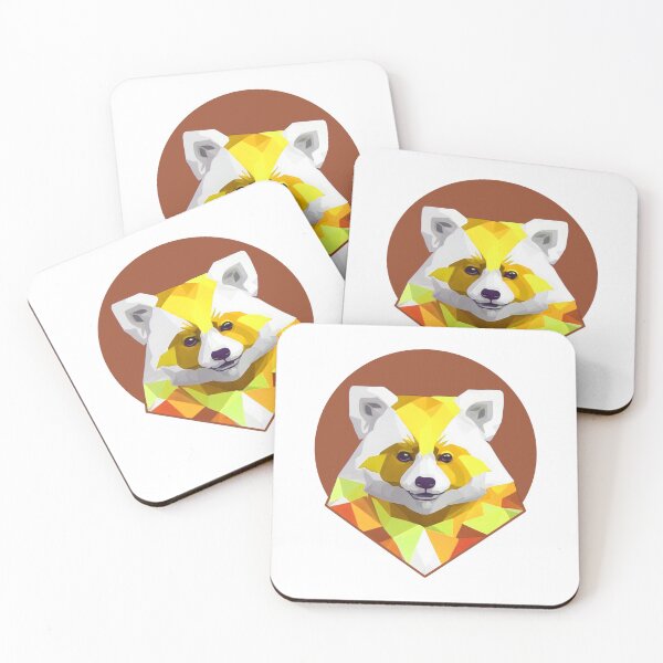 Item preview, Cute Polygonal Red Panda designed and sold by PVSKI.