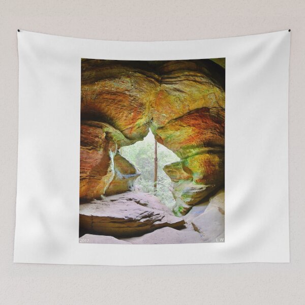 Item preview, The Colors Of Rock House Hocking Hills Ohio designed and sold by LisaWootenPhoto.