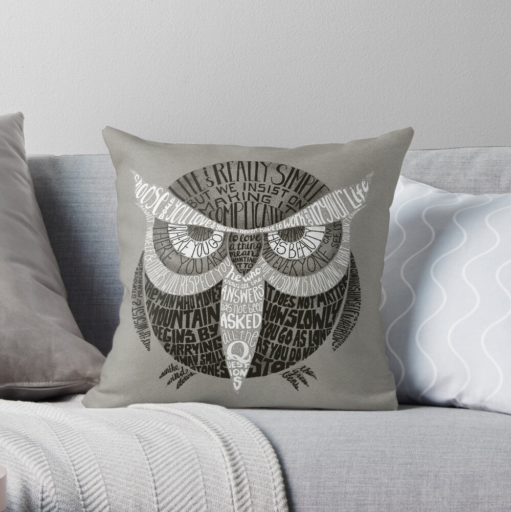 Item preview, Throw Pillow designed and sold by littleclyde.