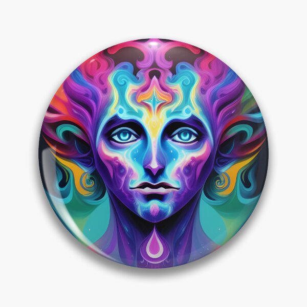 Item preview, The Soul - Psychedelic / Spiritual Portrait Art designed and sold by Djaweedan777.