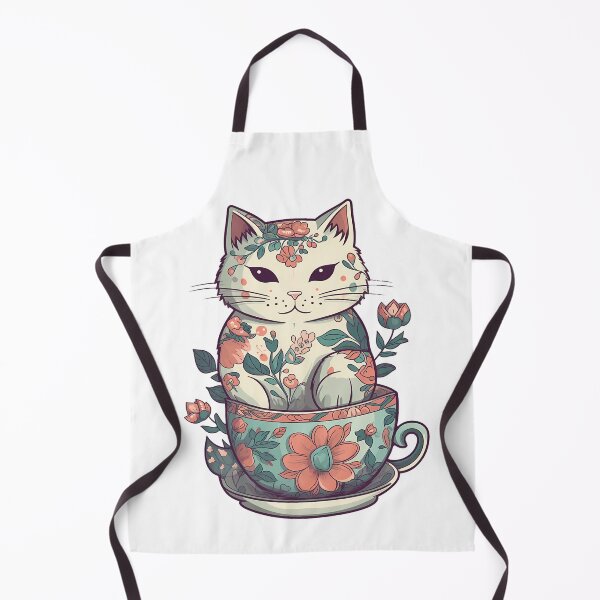 Item preview, Cat Tea Time designed and sold by InkVibe.